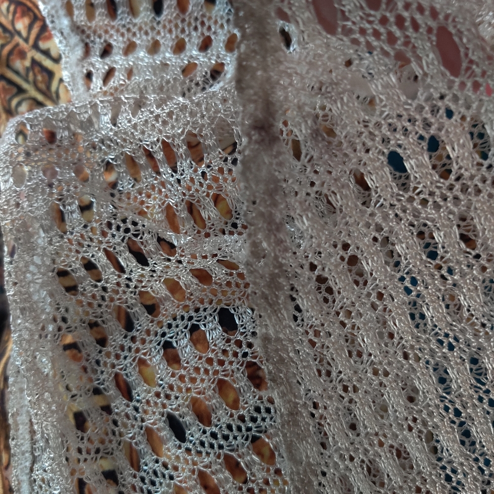 Patbo halter crochet dress size Small off white. - Picture 4 of 9